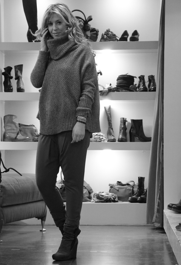 La Fashion Blogger Cristina Lodi con maglia E-Go'