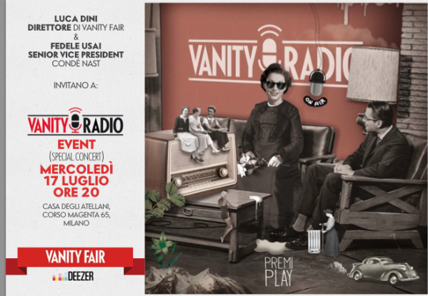 invito Vanity Radio event