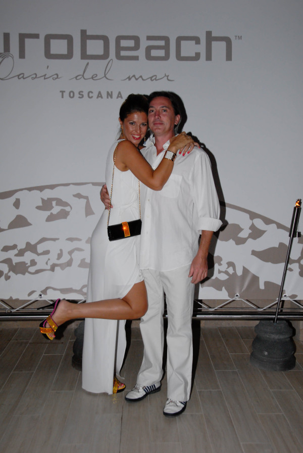 Cristina con il marito Sergio