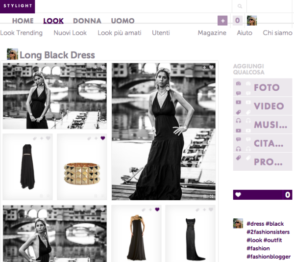 stylight | long black dress | 2 fashion sisters
